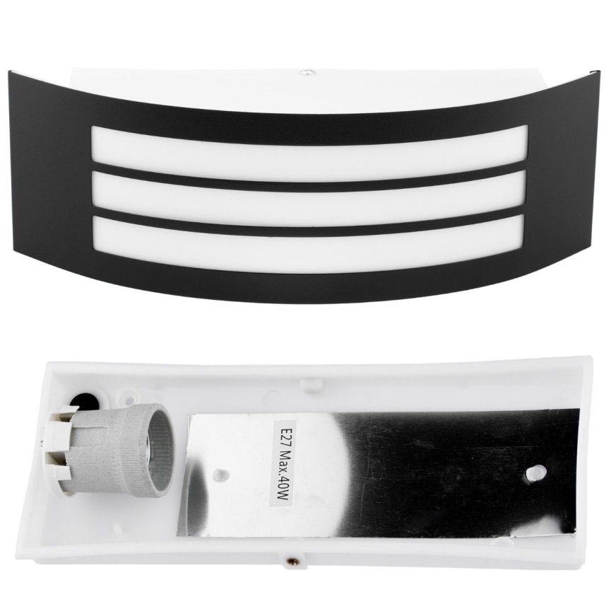 Spoljašnje zidno svetlo 1xE27/14W/230V IP44 crno