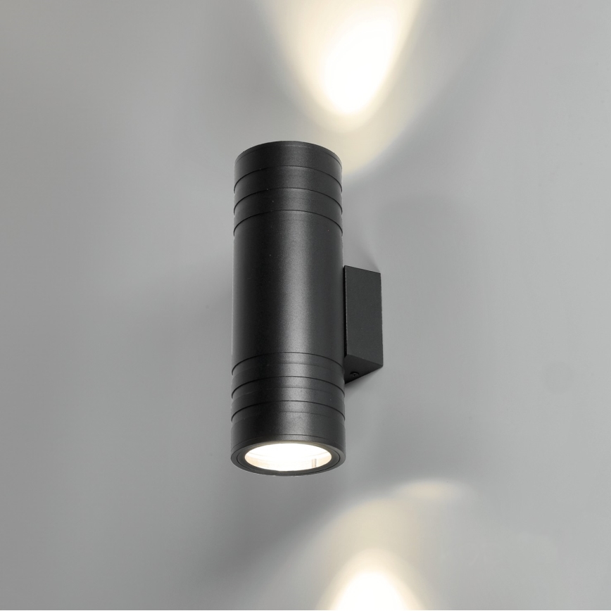 Spoljašnje zidno svetlo 2xGU10/35W/230V IP54 okruglo crno