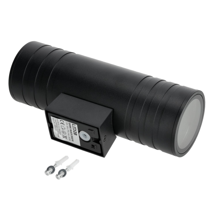 Spoljašnje zidno svetlo 2xGU10/35W/230V IP54 okruglo crno