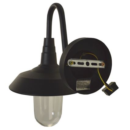 Spoljašnje zidno svetlo NILDA 1xE27/60W/230V IP44 crno