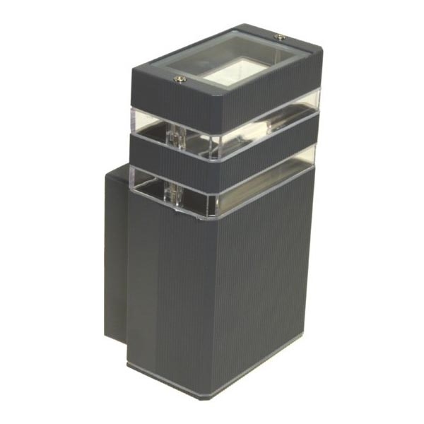 Spoljašnje zidno svetlo SANTA 1xGU10/30W/230V IP54 antracit