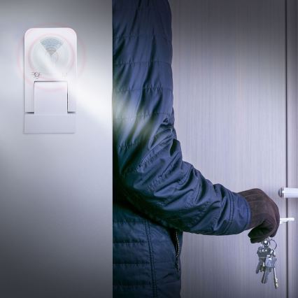 Spoljašnji infracrveni senzor pokreta 360° 1000W/230V IP65 bela