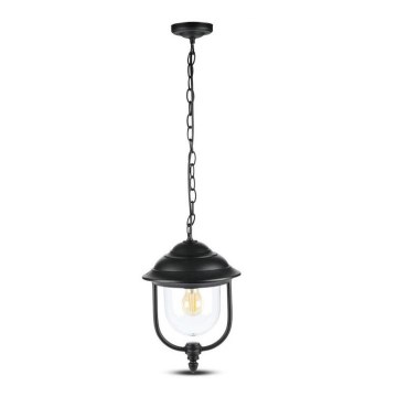 Spoljašnji luster na lancu 1xE27/60W/230V IP44 crni