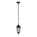 Spoljašnji luster na lancu ARRAIA 1xE27/15W/230V IP44 crna