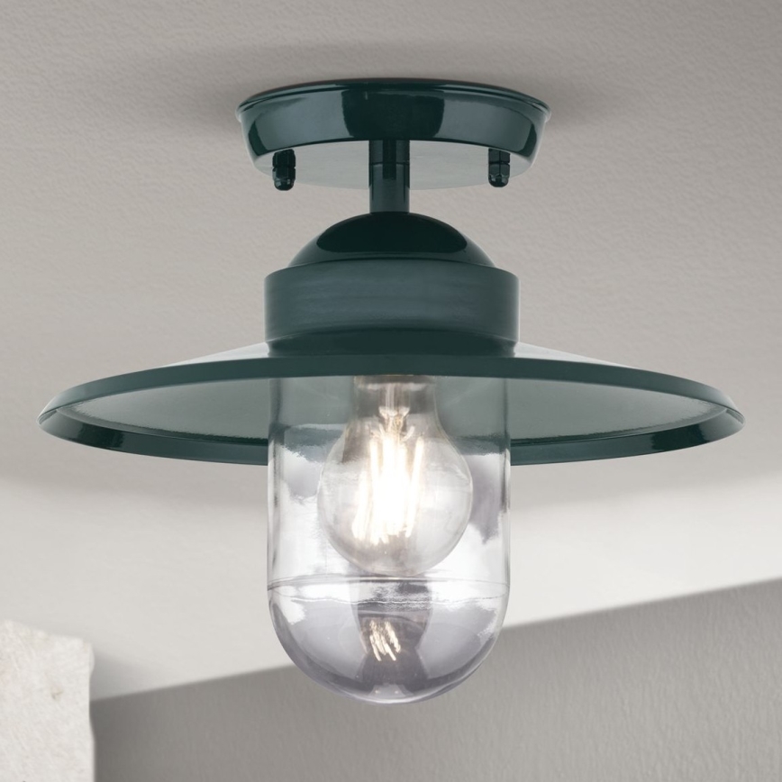 Spoljašnji nadgradni luster EDWARD 1xE27/60W/230V IP44 zelena
