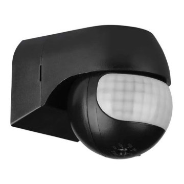 Spoljašnji senzor pokreta 230V IP44, crni