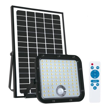 Spoljašnji solarni reflektor sa senzorom LED/30W/6,4V 4000K IP65 6000 mAh + daljinski upravljač