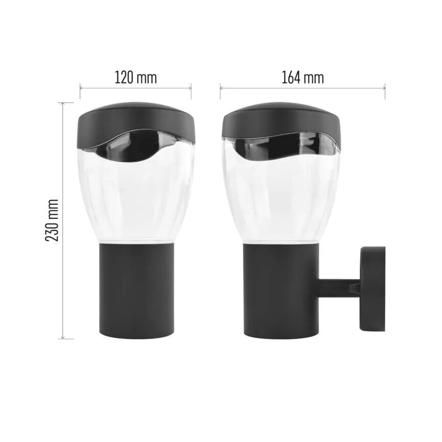 Spoljna zidna lampa ARTEO 1xE27/15W/230V IP44