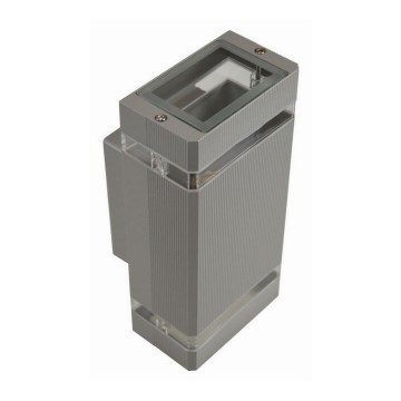 Spoljna zidna svetiljka LITEK 2xGU10/30W/230V IP44 siva