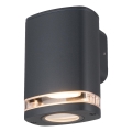 Spoljna zidna svetiljka ZEVI 1xGU10/10W/230V IP54 antracit