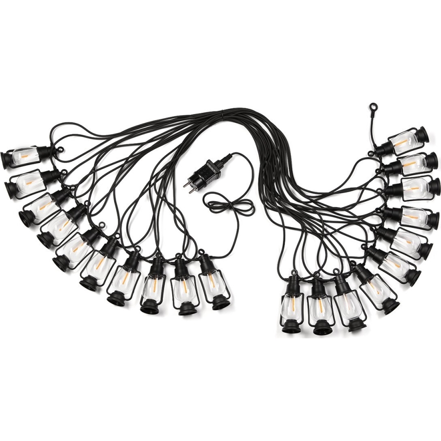 Spoljni dekorativni niz GIRLANDA 20xLED 20m IP44 topla bela