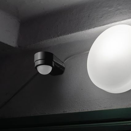 Spoljni infracrveni senzor pokreta 240° 600W/230V IP65 crni