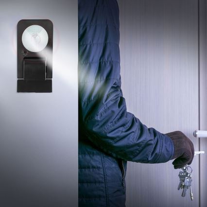 Spoljni infracrveni senzor pokreta 360° 1000W/230V IP65 crni