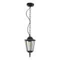 Spoljni luster na lancu 1xE27/60W/230V crni