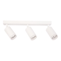 Spot lampa PIPE 3xGU10/10W/230V bela