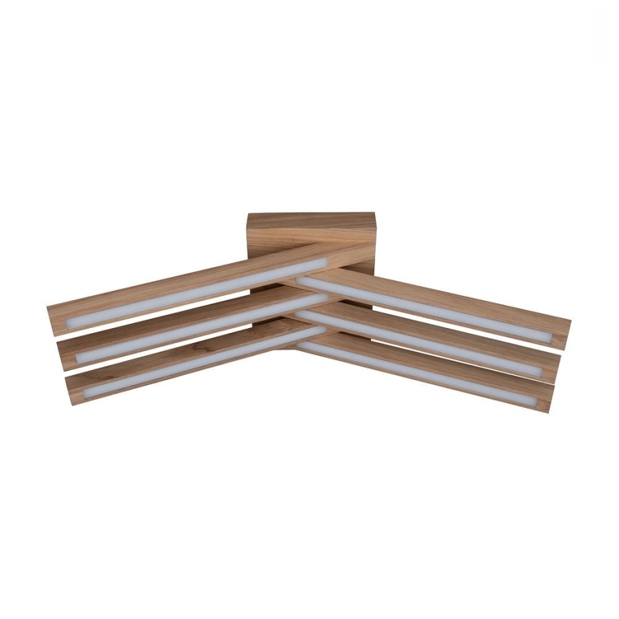 LED plafonski luster LINUS 6xLED/4,5W/230V mat hrast