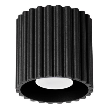 Spot svetiljka AURA 1xGU10/10W/230V 10 cm crna