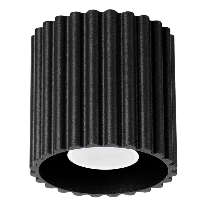 Spot svetiljka AURA 1xGU10/10W/230V 10 cm crna