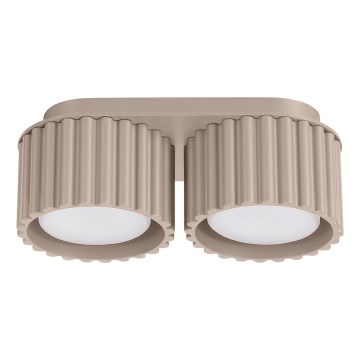 Spot svetiljka AURA 2xGX53/10W/230V taupe