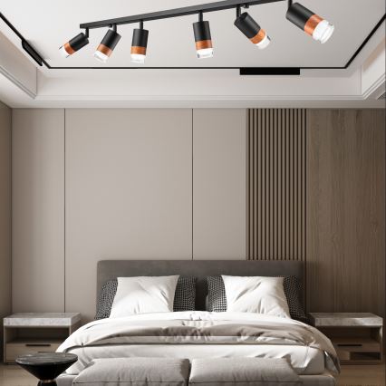 Spot svetiljka AURORA 6xGU10/10W/230V 117 cm