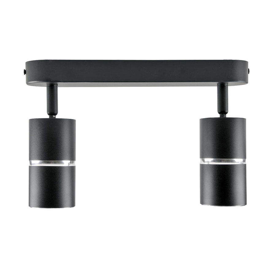 Spot svetiljka BAMBOO 2xGU10/10W/230V crna