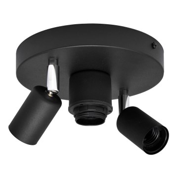 Spot svetiljka CENTRO 3xE27/15W/230V crna