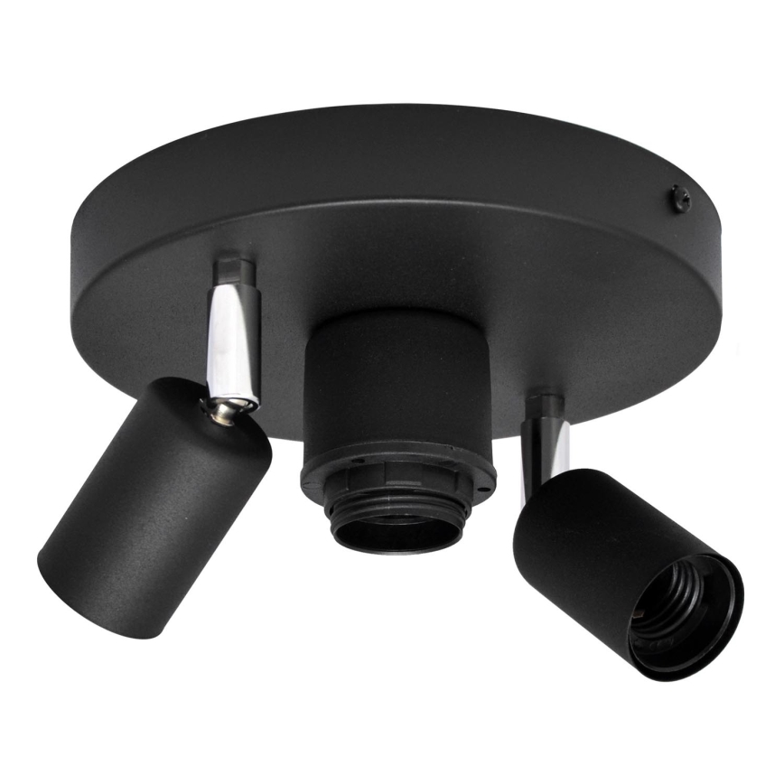 Spot svetiljka CENTRO 3xE27/15W/230V crna