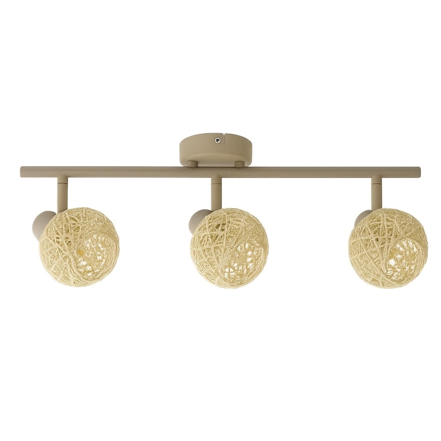 Spot svetiljka DEX 3xE14/10W/230V bež/krema