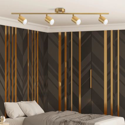 Spot svetiljka GOLDI 4xGU10/10W/230V zlatna