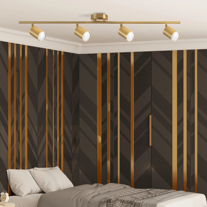 Spot svetiljka GOLDI 4xGU10/10W/230V zlatna