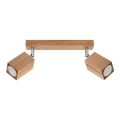 Spot svetiljka KEKE 2xGU10/40W/230V hrast