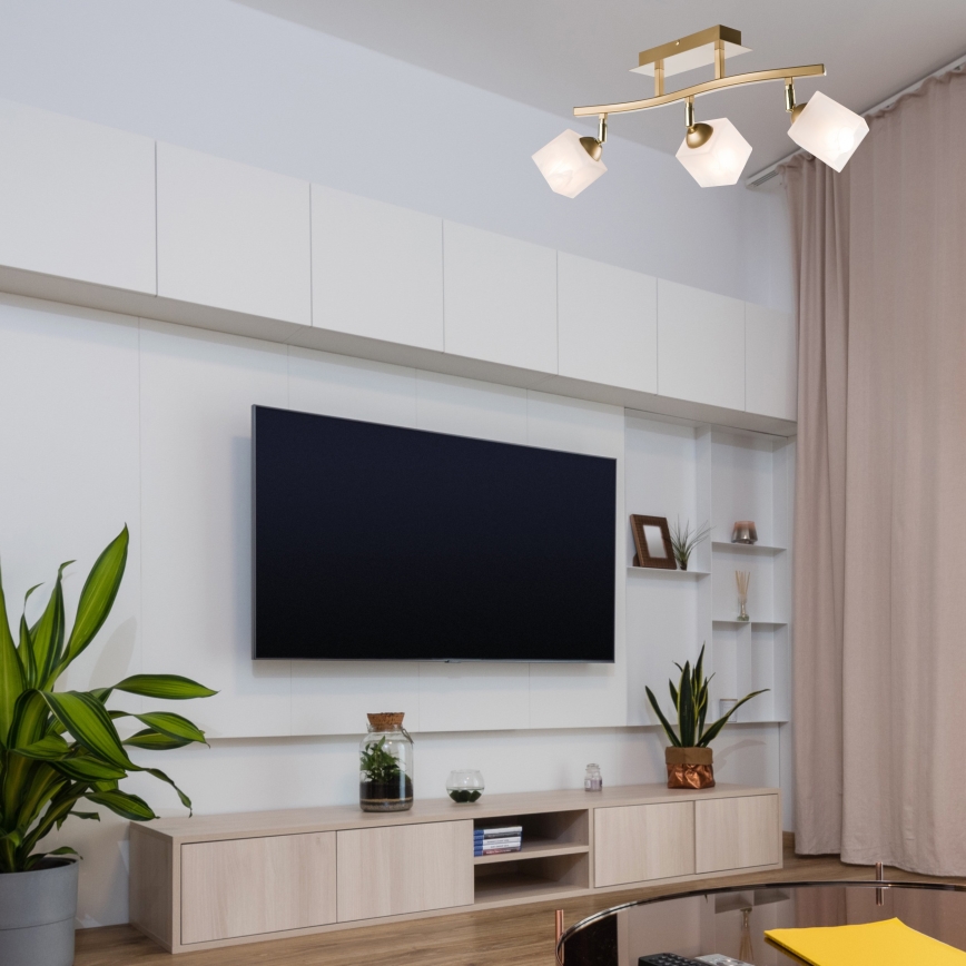 Spot svetiljka KLARA 3xE14/40W/230V zlatna