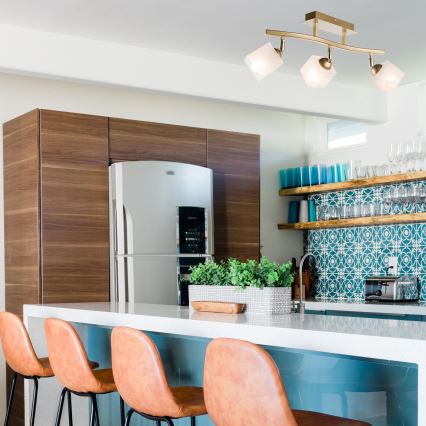 Spot svetiljka KLARA 3xE14/40W/230V zlatna