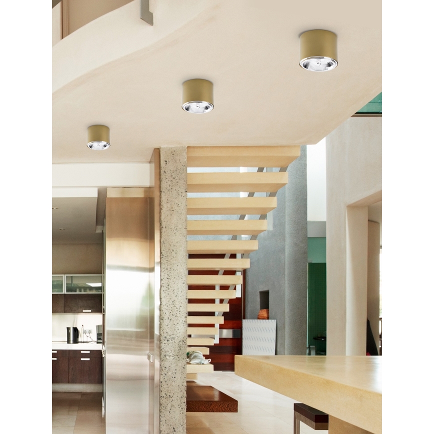 Spot svetiljka MORIS 1xAR111 GU10/50W/230V zlatna