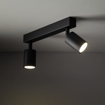 Spot svetiljka NEX 2xGU10/10W/230V crna