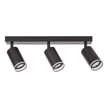 Spot svetiljka PIPE 3xGU10/10W/230V crna