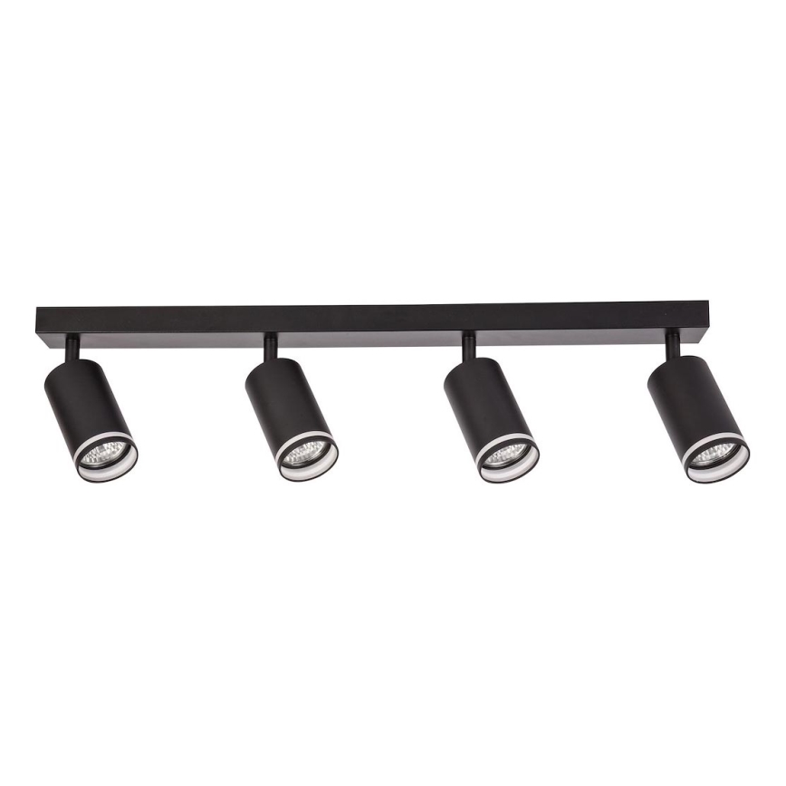 Spot svetiljka PIPE 4xGU10/10W/230V crna