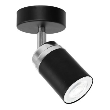 Spot svetiljka RENO 1xGU10/8W/230V crna/sjajni hrom