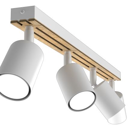 Spot svetiljka TERRA 4xGU10/8W/230V bela/hrast