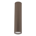 Spot svetiljka TUNE L 1xGU10/10W/230V 24 cm, braon