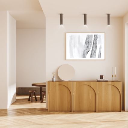 Spot svetiljka TUNE L 1xGU10/10W/230V 24 cm, braon