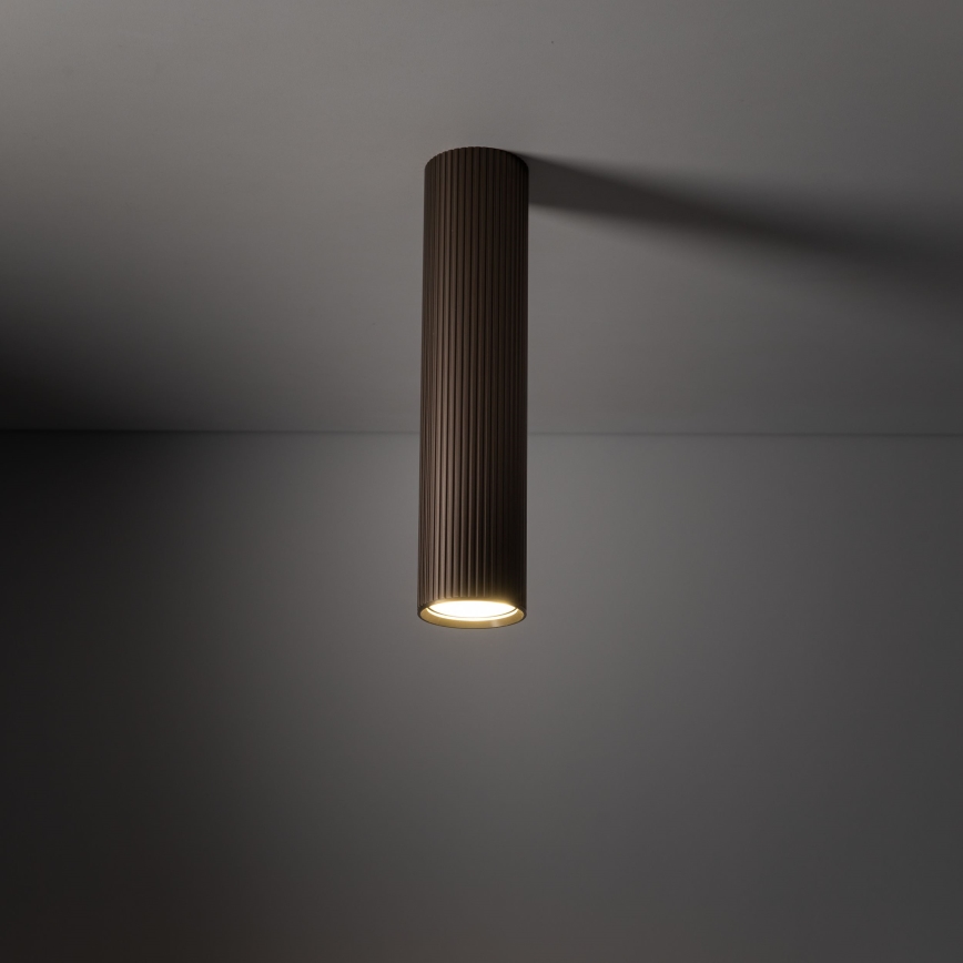 Spot svetiljka TUNE L 1xGU10/10W/230V 24 cm, braon