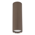 Spot svetiljka TUNE M 1xGU10/10W/230V 17 cm braon