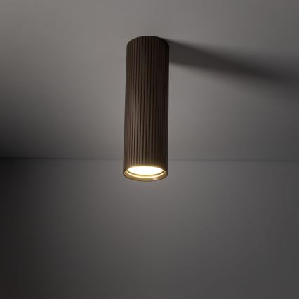 Spot svetiljka TUNE M 1xGU10/10W/230V 17 cm braon