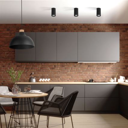 Spot svetiljka TUNE S 1xGU10/10W/230V 10 cm crna