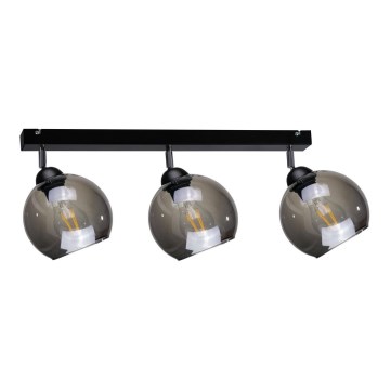 Spot svetiljka UNO 3xE27/60W/230V crna