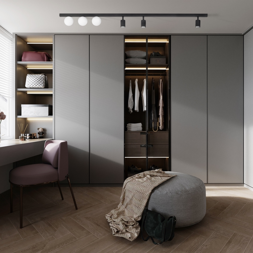 Spot svetiljka VOX 3xG9/8W/230V + 3xGU10/10W crna