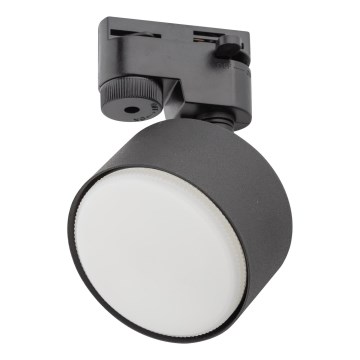 Spot svetiljka za 1-fazni šinski sistem AVIA 1xGX53/15W/230V crna