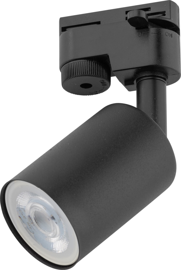 Spot svetiljka za jednofazni šinski sistem TOP 1xGU10/10W/230V, crna