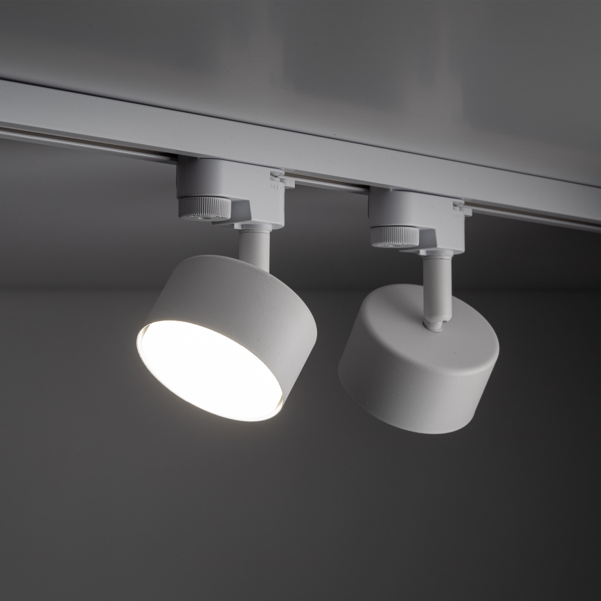 Reflektor za jednofazni šinski sistem AVIA 1xGX53/15W/230V, beli